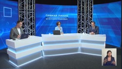 Вячеслав Гладков проводит «прямую линию» на телевидении
