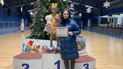 Грайворонка Ульяна Сероштан победила в межрегиональных соревнованиях по фигурному катанию