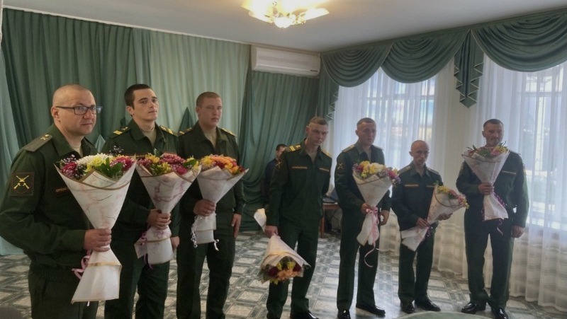 Мобилизованный грайворонец заключил брак со своей невестой в ЗАГСе Воронежской области 