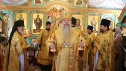 Епископ Авель возглавил литургию в храме Грайворонского округа