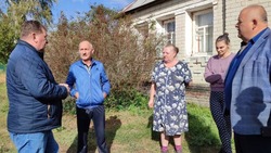 Глава Грайворонского округа встретился с тремя семьями участников СВО