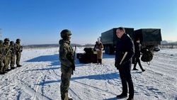 Вячеслав Гладков поблагодарил военнослужащих ПВО за службу в День защитника Отечества 