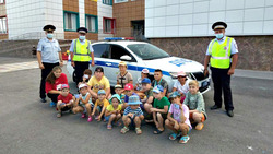 Грайворонские полицейские провели для детей урок безопасности на дорогах