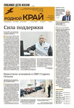 Газета «Родной край» №8 от 19 февраля 2026 года