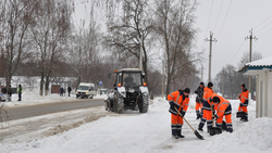 Грайворонские коммунальные службы сообщили о ликвидации последствий снегопада