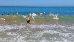 100 грайворонских школьников вернулись из крымского лагеря «Бригантина»