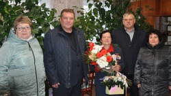 Грайворонцы поздравили с юбилеем почётного гражданина района Веру Павловну Лубяную