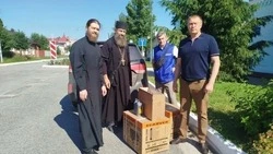 Представители Патриаршей миссии передали оборудование в Грайвороне