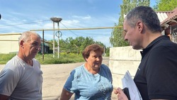 Вячеслав Гладков посетил грайворонское село Мокрую Орловку