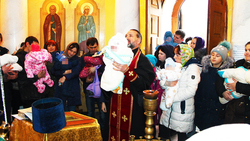 16 новорождённых грайворонцев получили православные имена