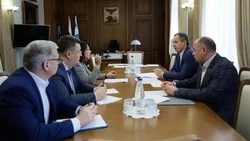Вячеслав Гладков провёл рабочую встречу с гендиректором АО «Квадра» Ксенией Сухотиной