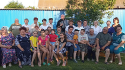 Грайворонскией коллектив «Родные напевы» выступил перед жителями посёлка Хотмыжск
