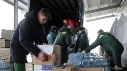 Сотрудники МЧС доставили ещё 110 тонн гуманитарного груза мирным жителям ЛДНР и Украины 