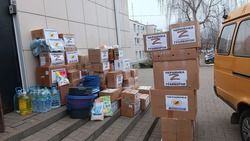 Грайворонцы начали получать продуктовые наборы и гуманитарную помощь в Чернянке