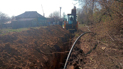 Грайворонские строители завершат реконструкцию водопровода в селе Безымено к 30 апреля