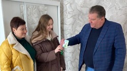 Грайворонка получила ключи от новой квартиры
