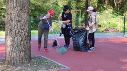 Грайворонцы провели субботник в парке «Петровская Круча»