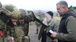 Грайворонский священник отец посетил зону боевых действий в ЛНР