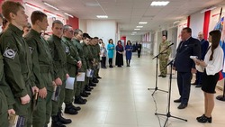 Курсанты Грайворонского центра «Воин» получили сертификаты о прохождении обучения